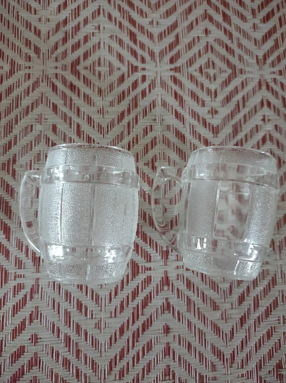 Clear Glass Barrel Mini Glasses Drinkware